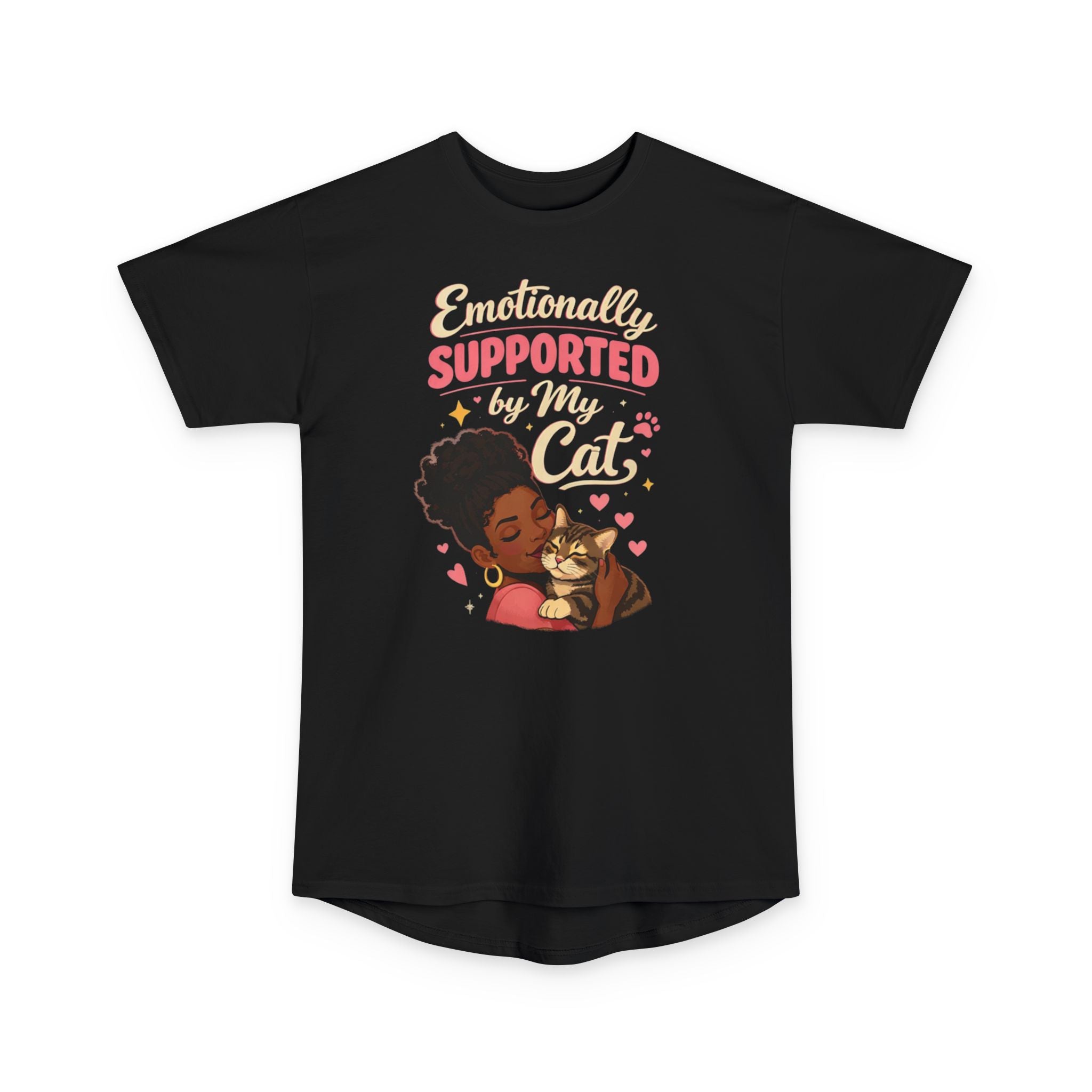 Emotionally Supported by My Cat Oversized Tee