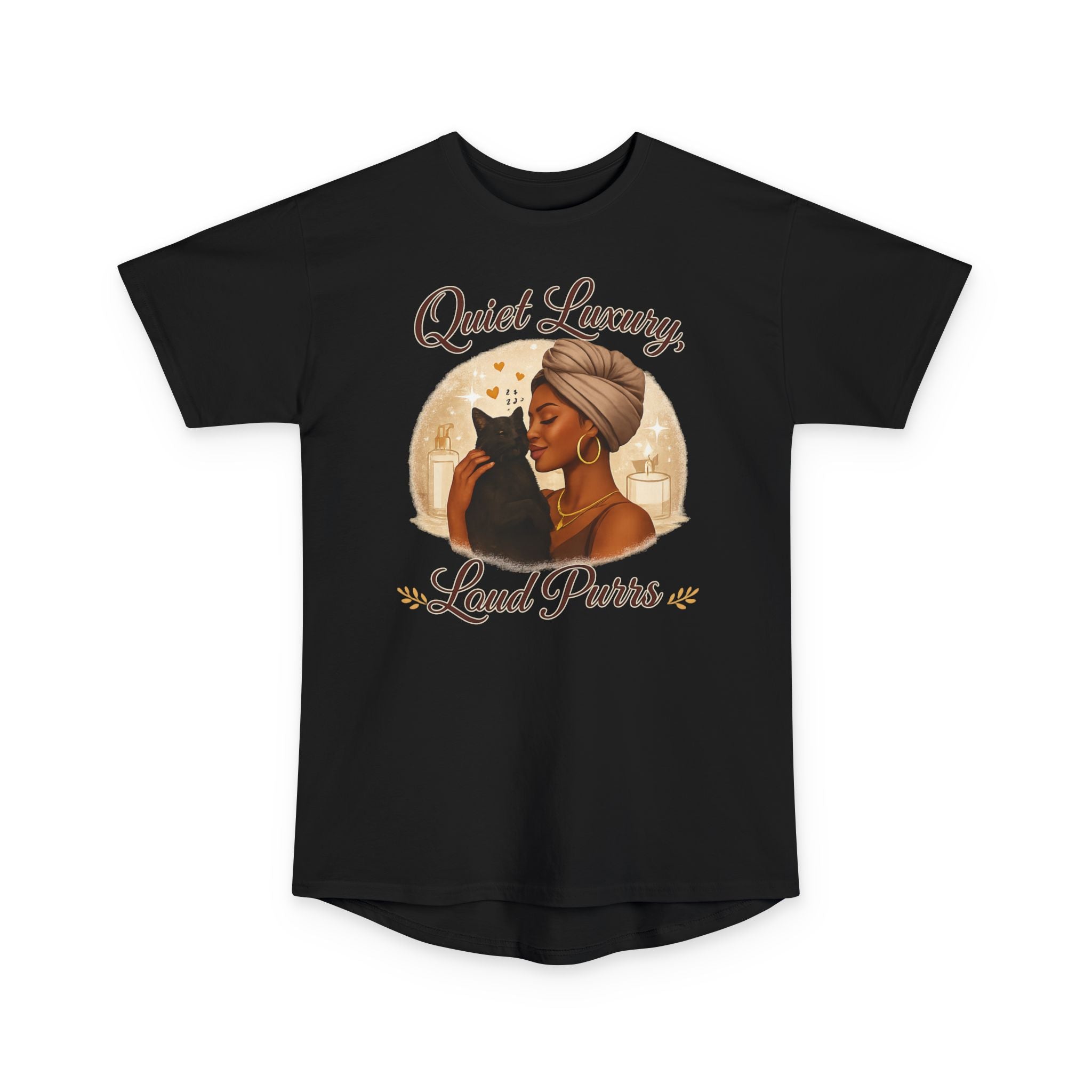 Quiet Luxury, Loud Purrs Oversized Tee