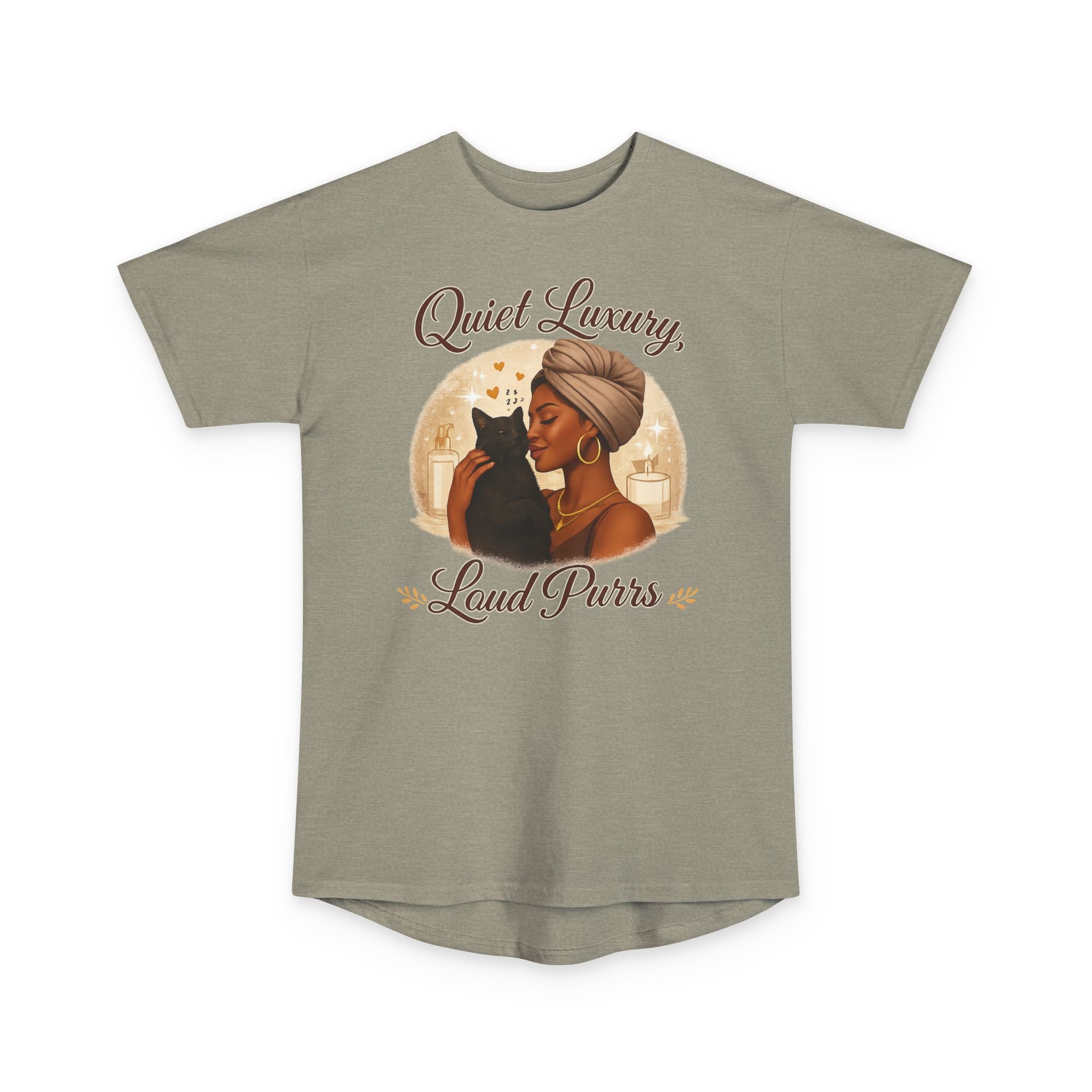 Quiet Luxury, Loud Purrs Oversized Tee