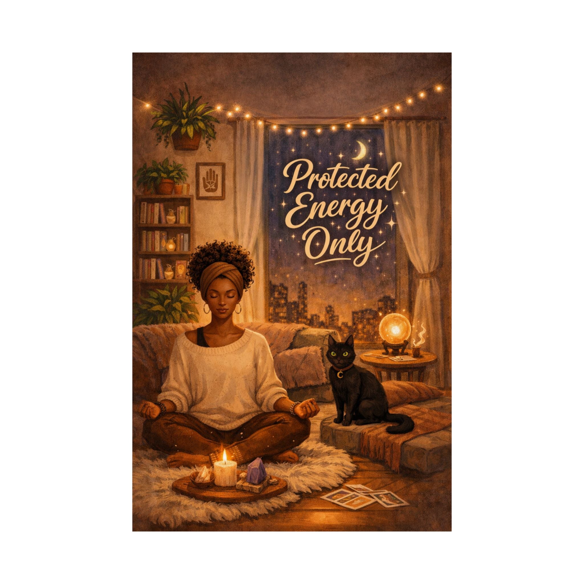 Protected Energy Only Satin Poster