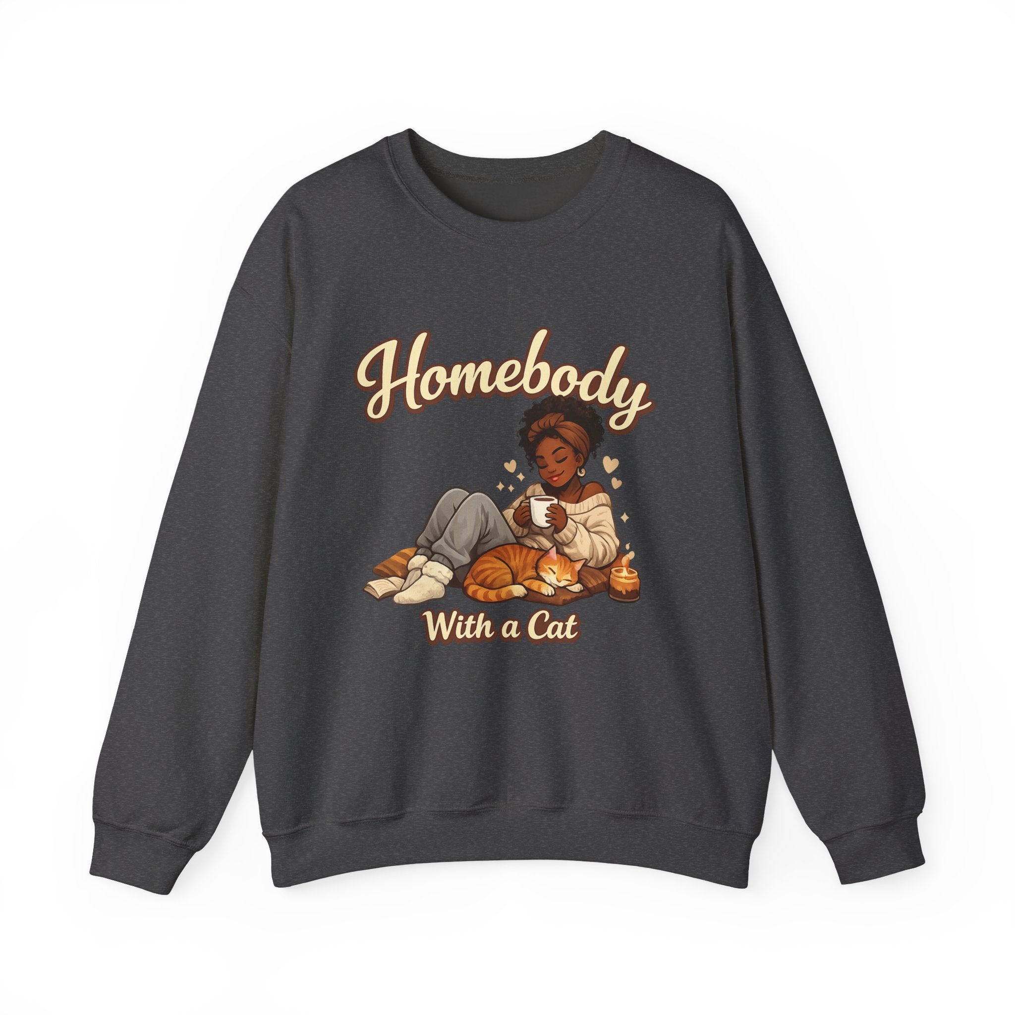 Homebody With A Cat Crewneck