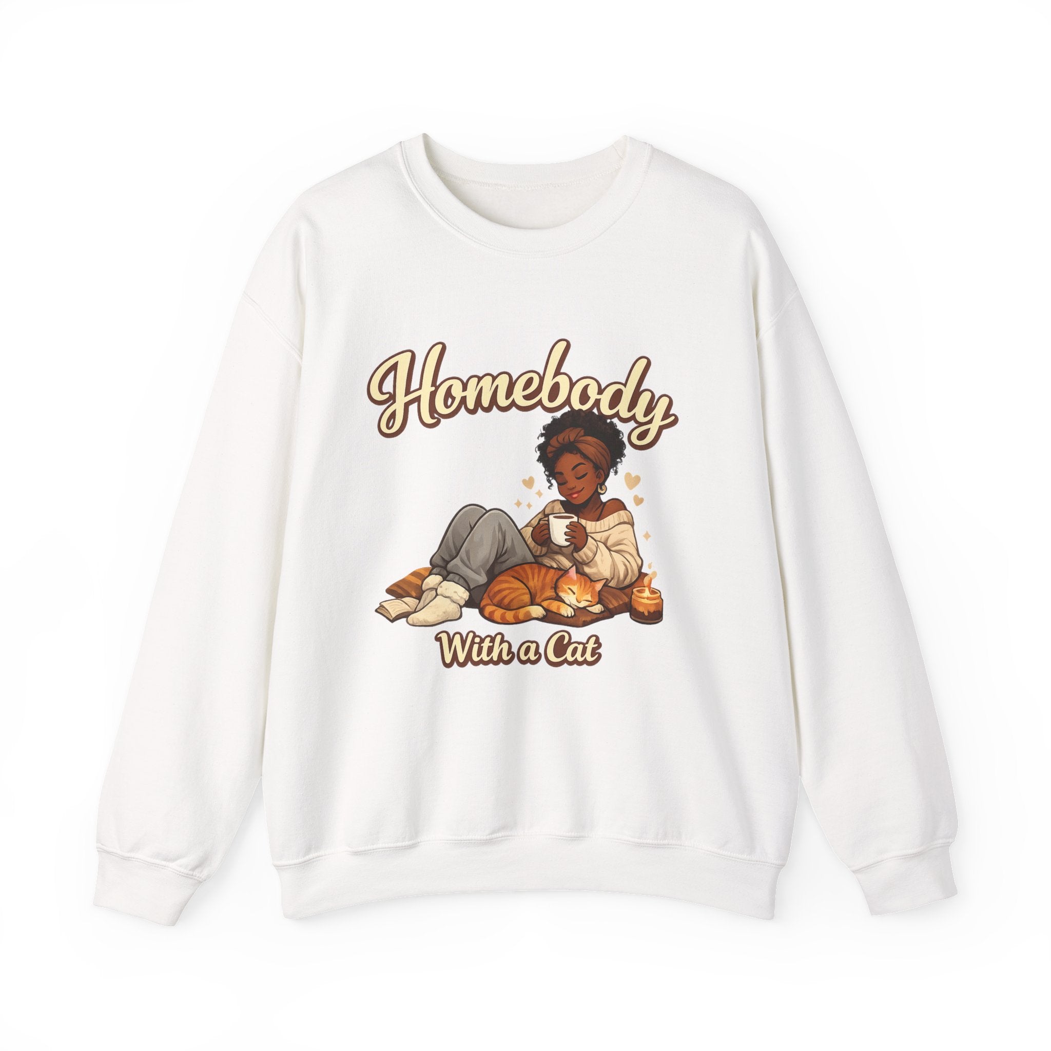 Homebody With A Cat Crewneck