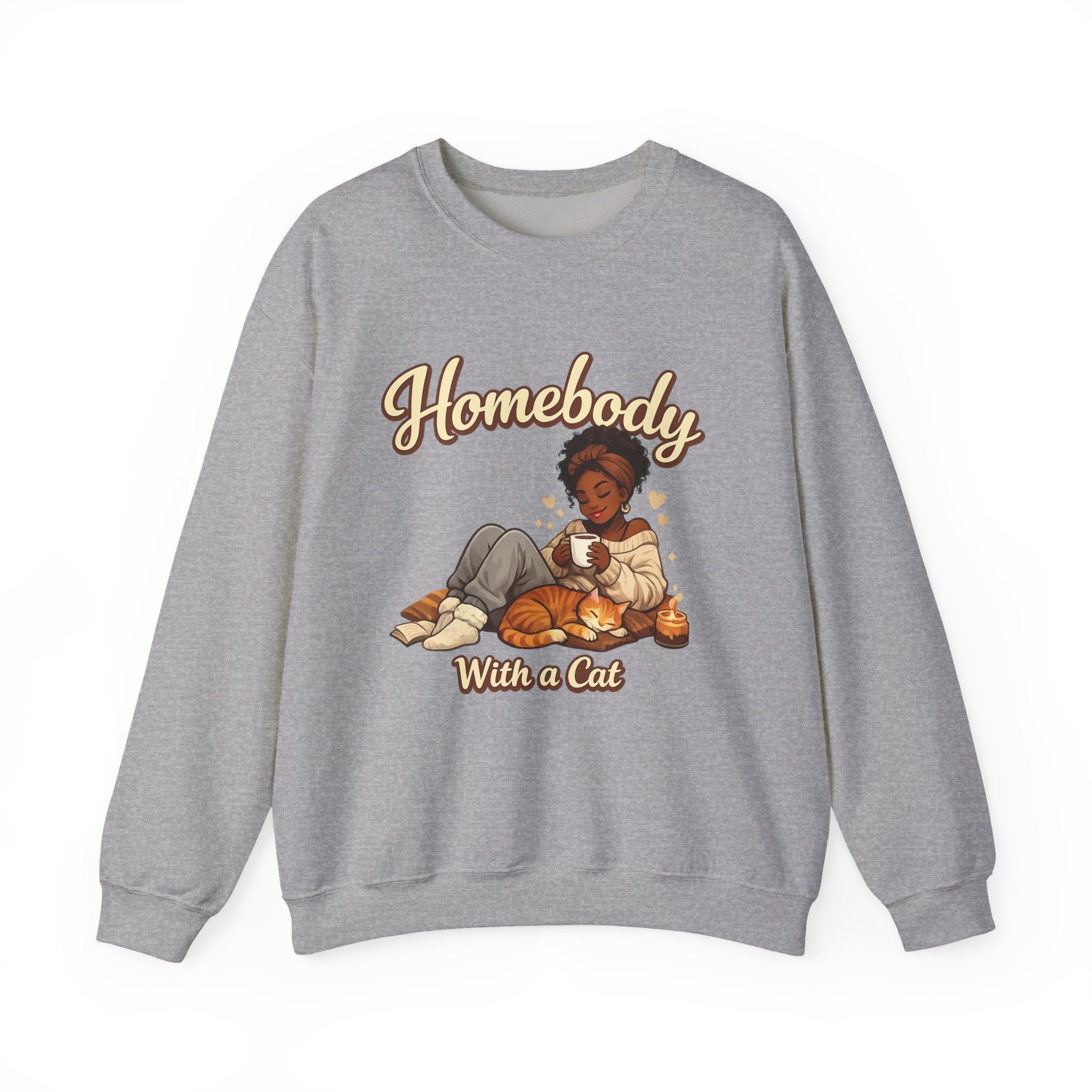 Homebody With A Cat Crewneck