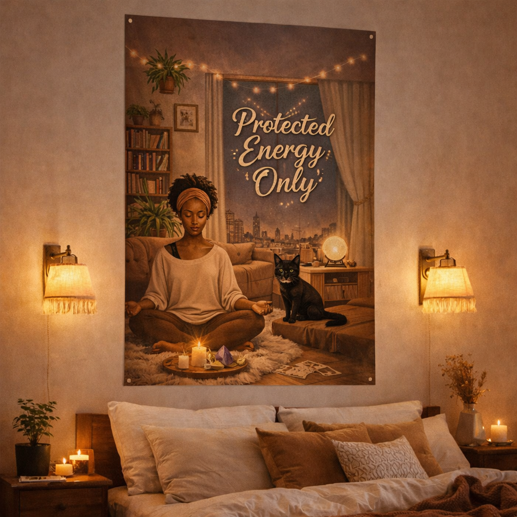 Protected Energy Only Satin Poster