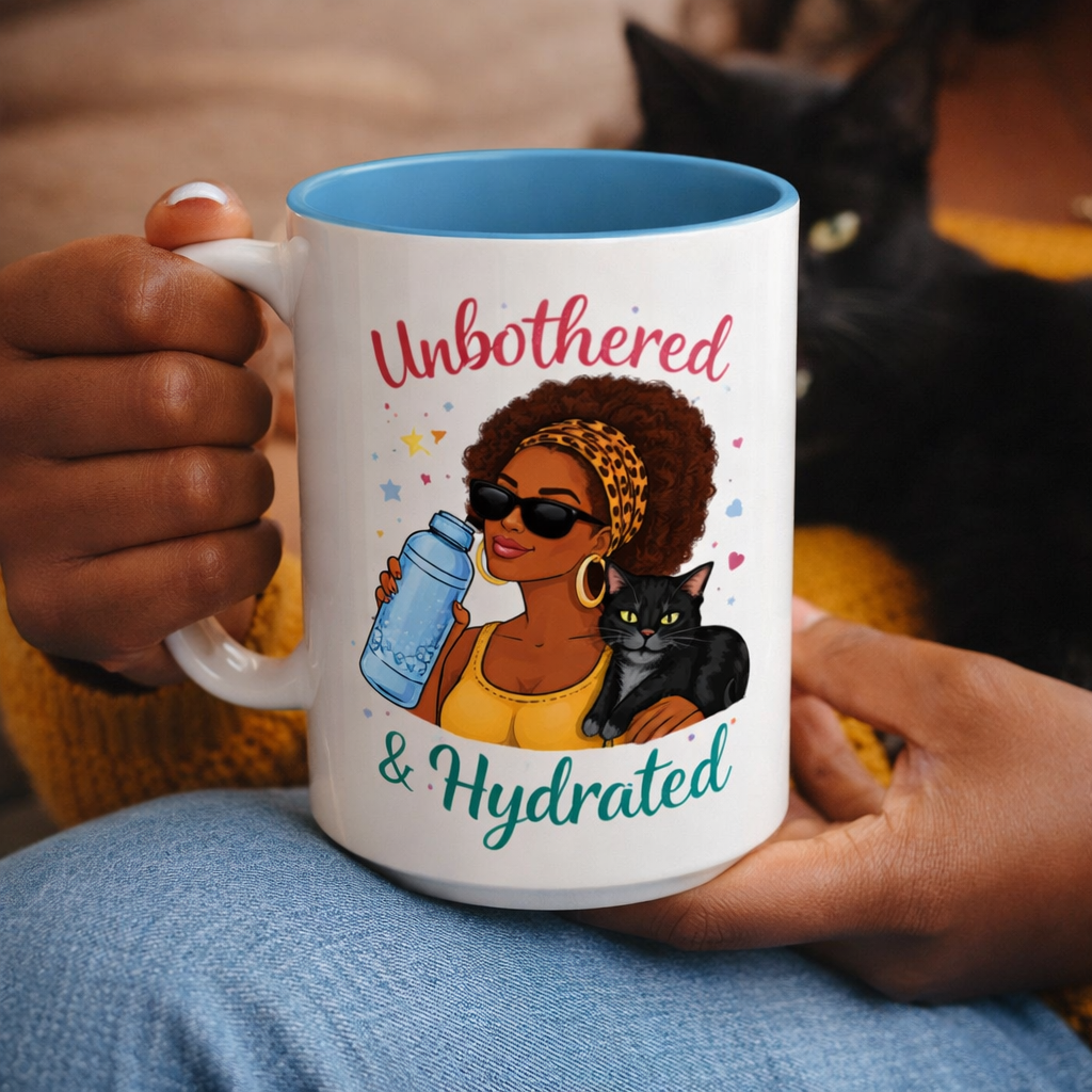 Unbothered & Hydrated Coffee Mug