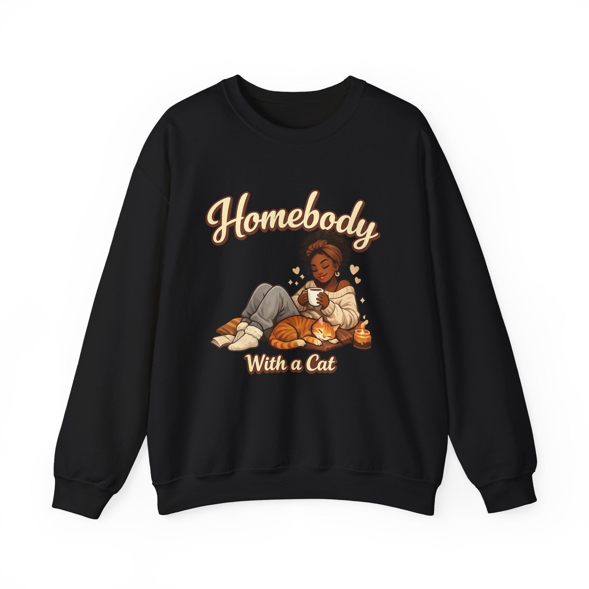 Homebody With A Cat Crewneck
