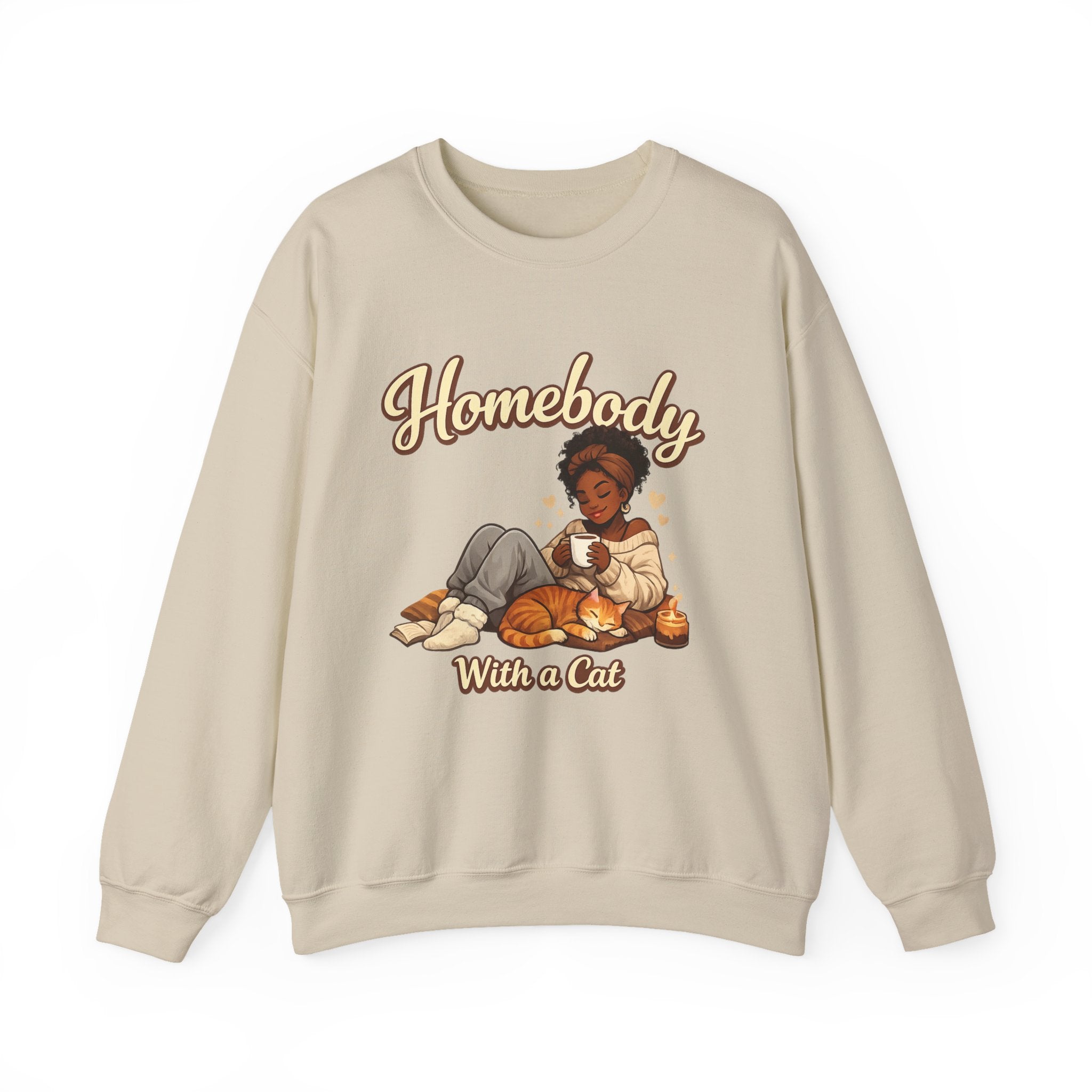 Homebody With A Cat Crewneck